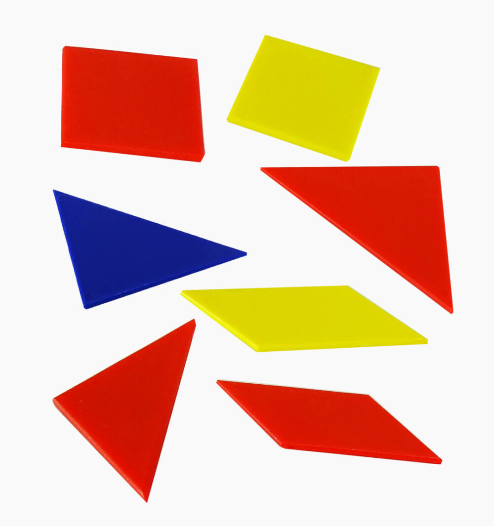 Tangram en Plástico x3 (Tarro Plástico)