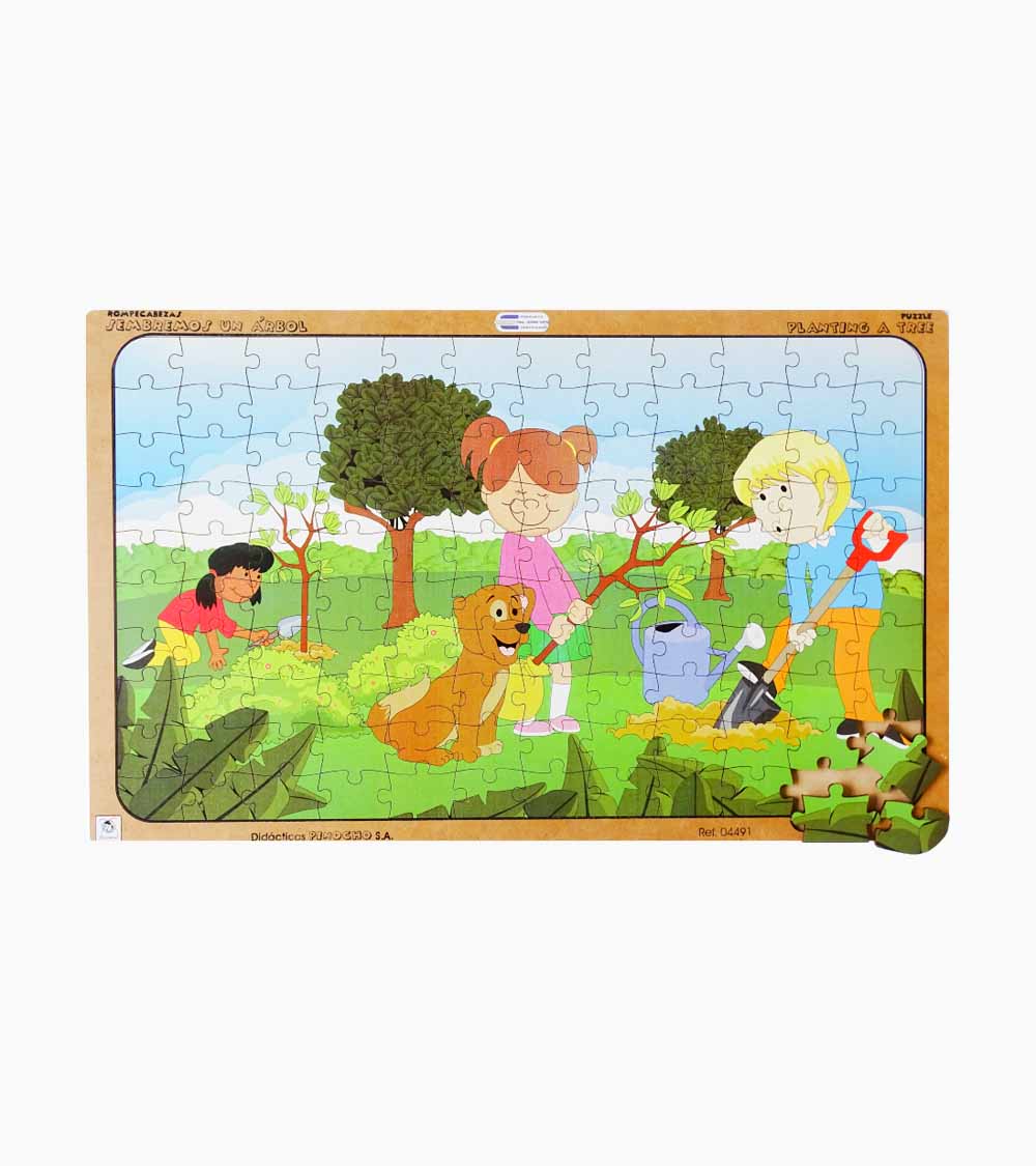 Puzzles Infantiles Online para Niños de 2, 3 y 4 años: Árbol