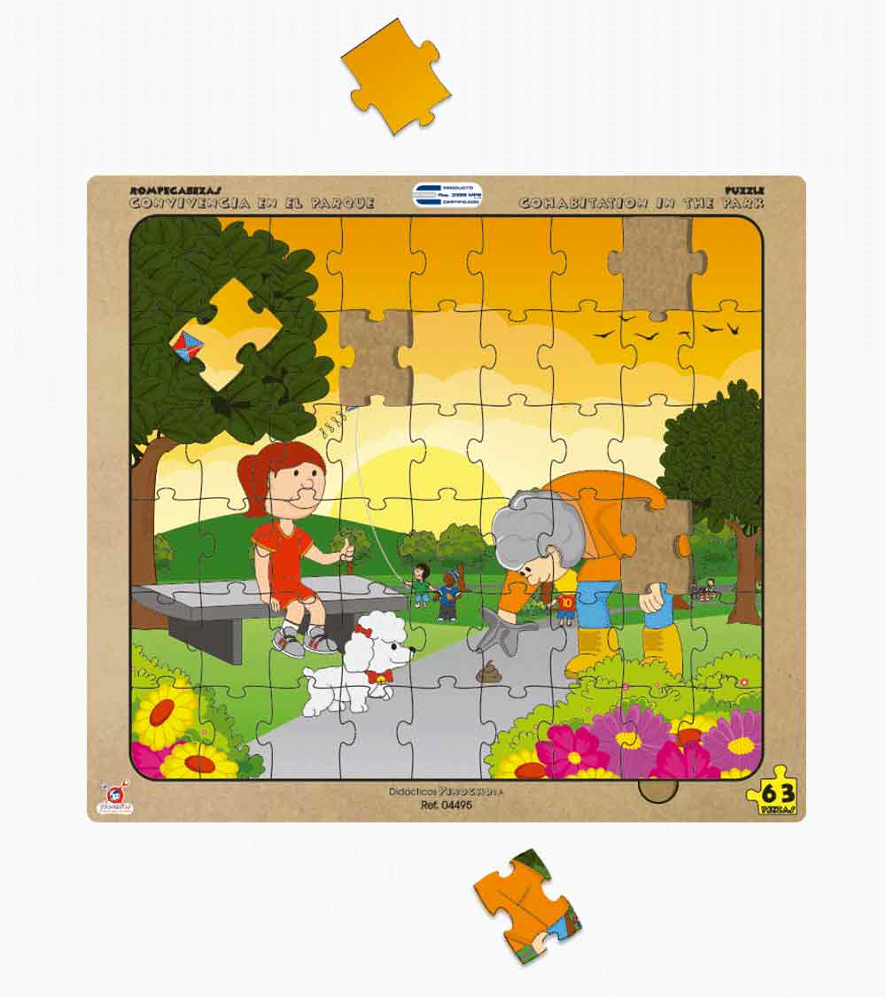 Jugar a puzles estimula a los niños en el aprendizaje de las matemáticas