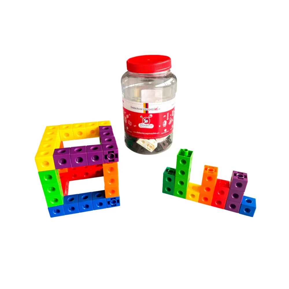 Construcubitos matemáticos x10 colores