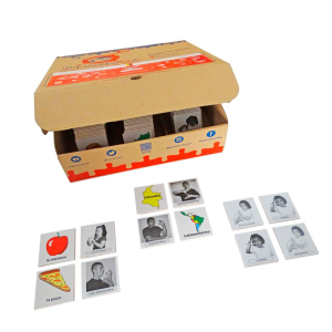 Juego de concentración lengua de señas - empaque de cartón