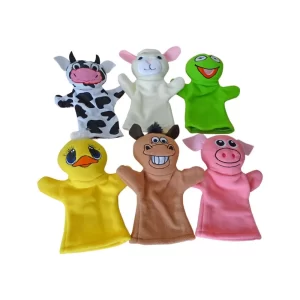 Títeres de animales domésticos x6