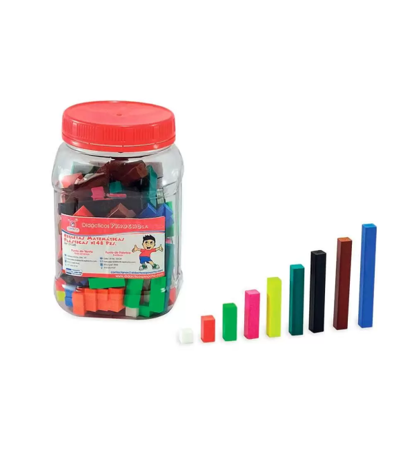 Juego de Regletas plásticas x 148 Pzs