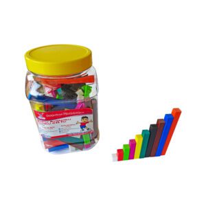 Regletas matemáticas plásticas x 148 pzs