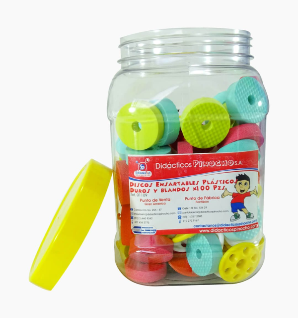 Discos Ensartables Duros y Blandos x100 Pzs. - Image 2