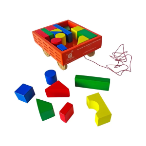 Remolque didáctico con bloques