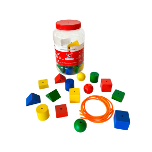 Tarro mixto de ensarte en madera