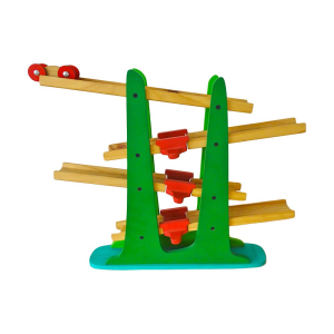 Carro tobogán didáctico en madera