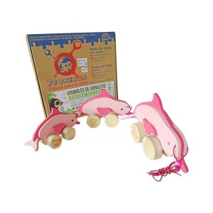 Juego familia de animales de arrastre