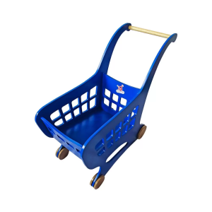 Carrito de mercado en madera