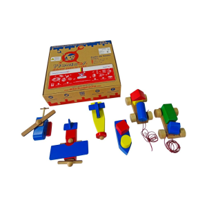 Kit medios de transporte en madera