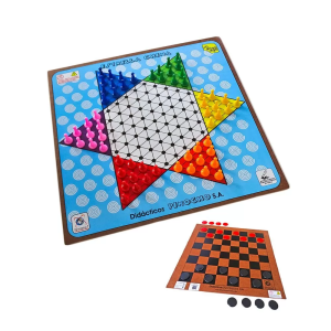 Estrella china y damas chinas en madera