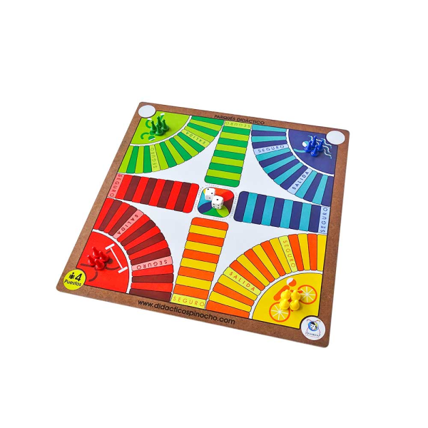 Parqués en madera de 4 Puestos