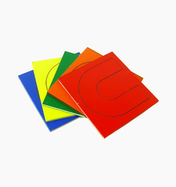 Juego de Vocales Imprenta en Madera - Image 2