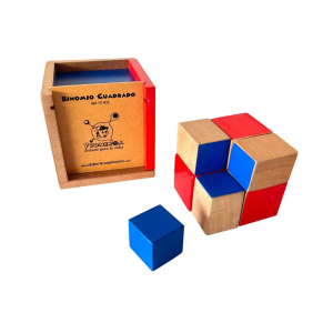 Binomio cuadrado didáctico en madera