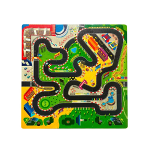 Tapete pista de carros x10 piezas