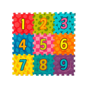 Tapete de números x9 piezas