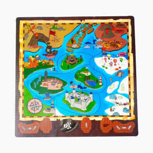 Tapete Rompecabezas Piratas x9 Pzs. en Eva