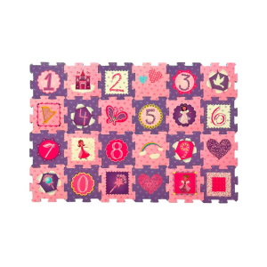 Tapete de princesa x24 piezas