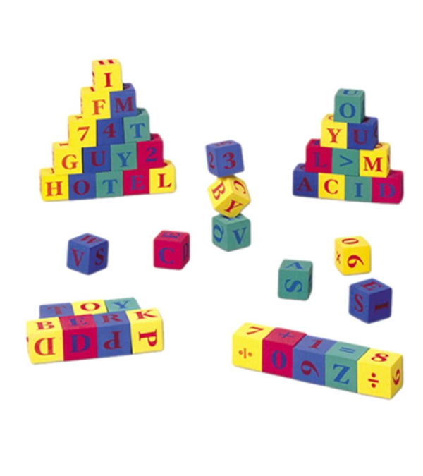 Cubos de Números y Letras