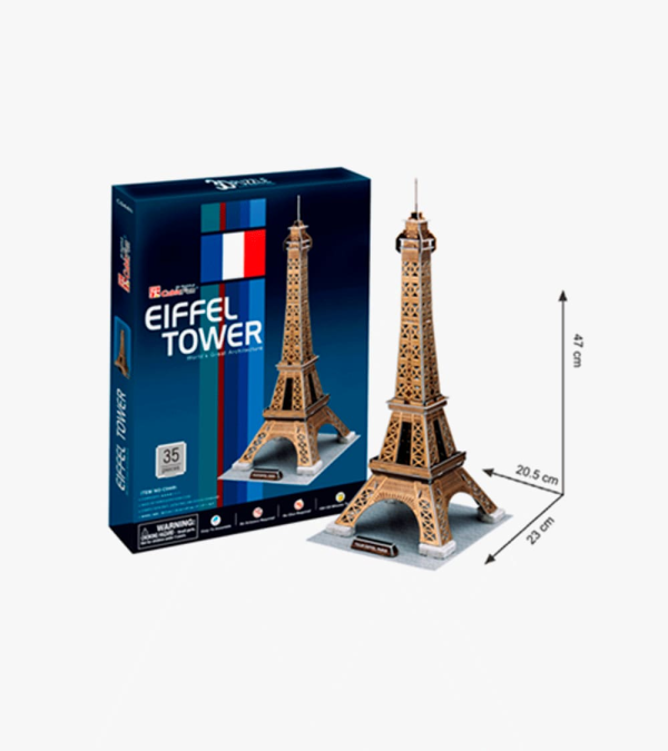 Rompecabezas 3D -  Torre Eiffel (Mediana)