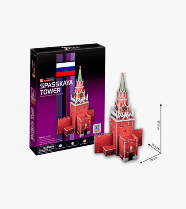 Rompecabezas 3D - Torre Spasskaya Rusa