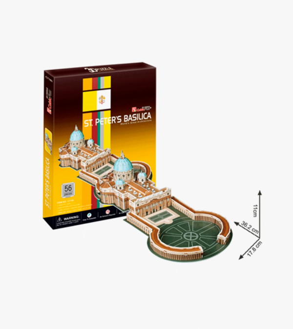 Rompecabezas 3D - Basílica de San Pedro (Pequeña)