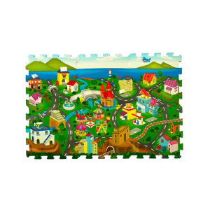 Tapete mi pueblo x6 piezas