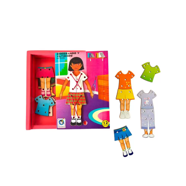 Juego de enhebrando y vistiendo - Image 2