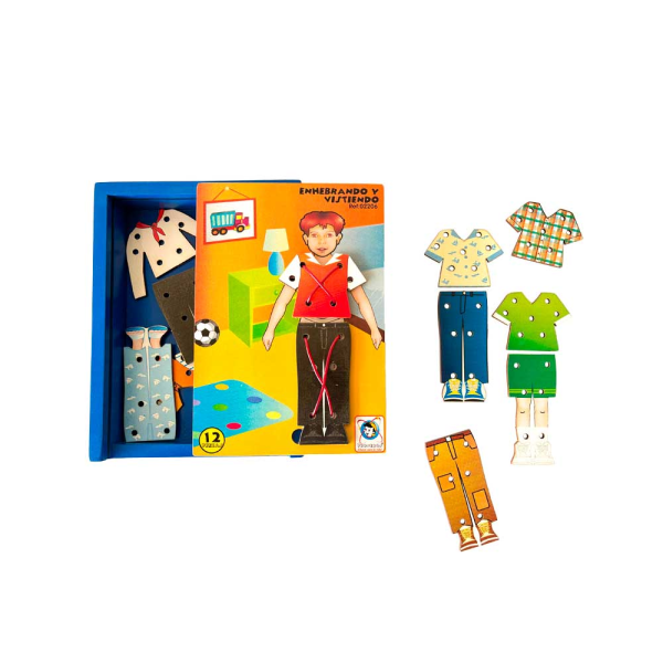 Juego de enhebrando y vistiendo - Image 3