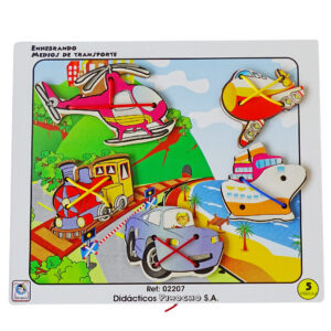 Enhebrando medios de transporte