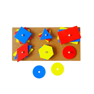 Tabla didáctica de forma y color