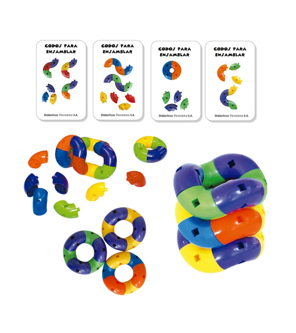Codos Ensamblar Pequeños x45 Pzs.
