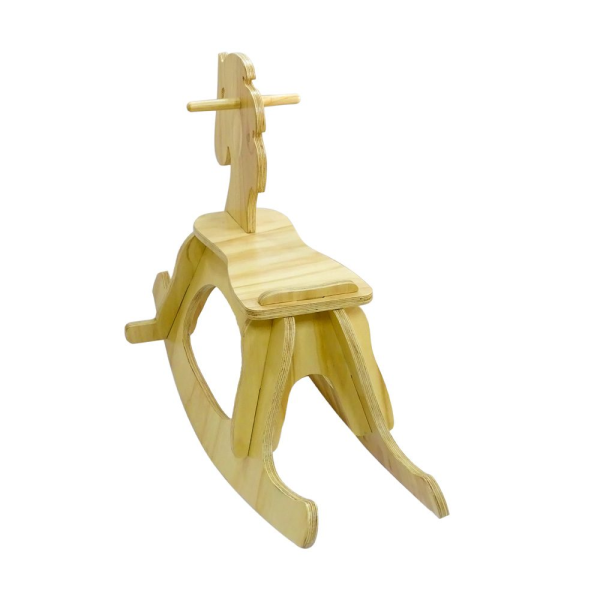 Caballo mecedor en madera - Image 3