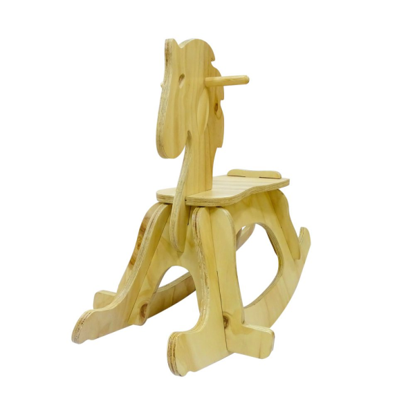 Caballo mecedor en madera - Image 2