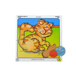Rompecabezas el gato x3 piezas