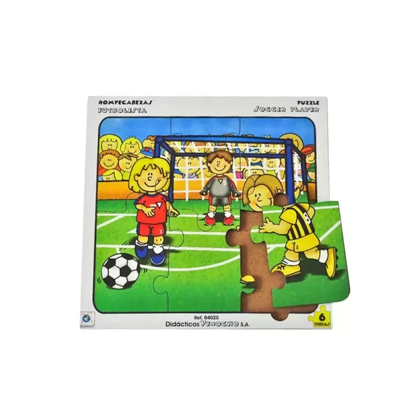 Rompecabezas el futbolista x6 piezas