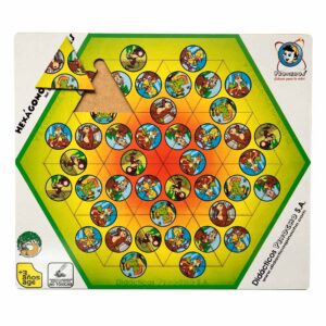 Hexágono de mitades x 24 pzs