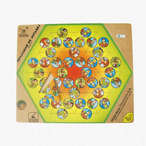 Rompecabezas Hexagono de Mitades x24 Pzs.