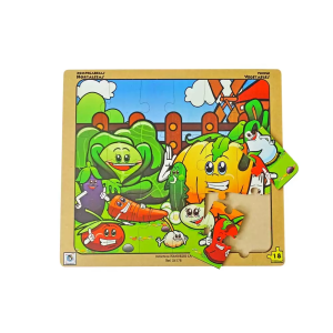 Rompecabezas las hortalizas x18 piezas