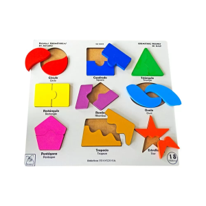 Figuras geométricas en mitades