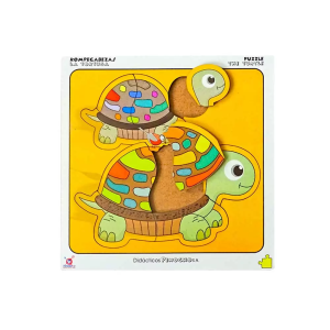 Rompecabezas la tortuga x9 piezas