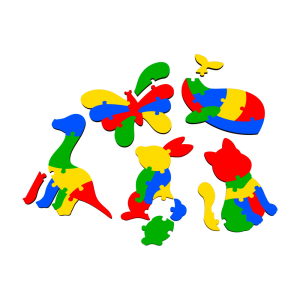 Animales armables en madera