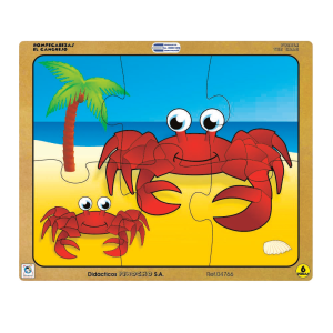 Rompecabezas El cangrejo x 6 Pzs