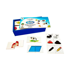 Caja didáctica de sombras y mitades