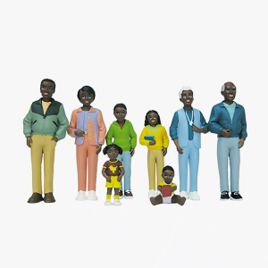 Familia Africana x8 Pzs.