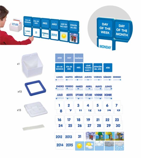 Display Visual Calendario