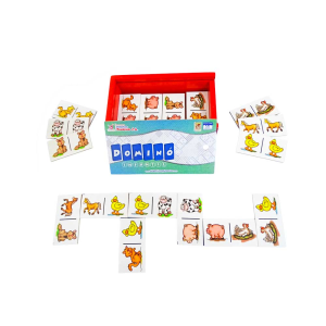 Dominó infantil animales domésticos