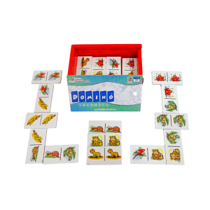 Dominó infantil animales salvajes