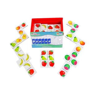 Dominó infantil de frutas